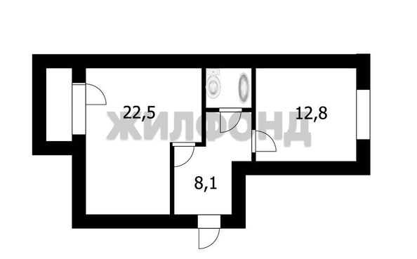 
   Продам 1-комнатную, 46.8 м², 2 кв-л, 28

. Фото 15.