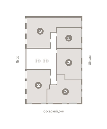 
  Продается 2-комн. квартира, 77.46 м², ЖК Европейский берег, дом 45
. Фото 2.