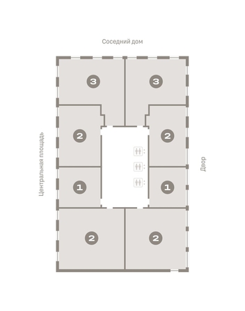 
   Продам 1-комнатную, 44.67 м², Европейский берег, дом 45

. Фото 1.