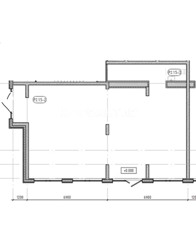 
   Сдам помещение свободного назначения, 122.3 м², 3-й (4 мкр.) кв-л, 2

. Фото 5.