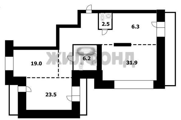 
   Продам 4-комнатную, 120.6 м², Тимирязева ул, 73/1

. Фото 17.