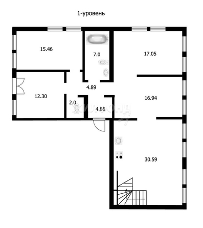 
   Продам 3-комнатную, 156 м², 3-й микрорайон, 1

. Фото 22.