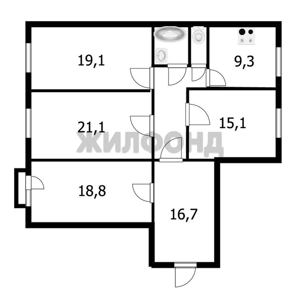 
   Продам 4-комнатную, 111.8 м², Урицкого ул, 13

. Фото 23.