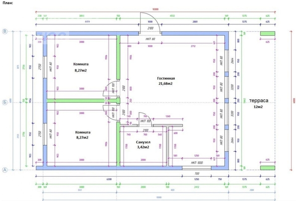 
   Продам дом, 50 м², Троицкое

. Фото 1.