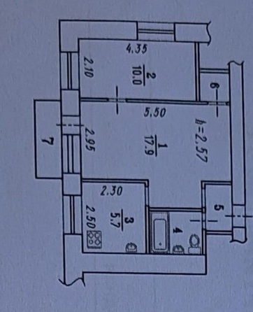 
   Продам 2-комнатную, 39.7 м², Кордная 5-я ул, 15

. Фото 2.