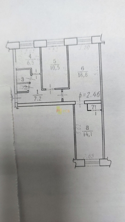 
   Продам 3-комнатную, 61 м², Казахстанская 2-я ул, 44

. Фото 7.