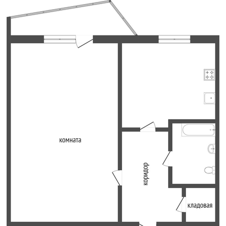 
   Продам 1-комнатную, 37.4 м², Волгоградская ул, 24

. Фото 1.