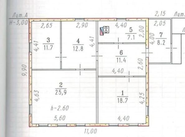 
   Продам дом, 84 м², Омск

. Фото 1.