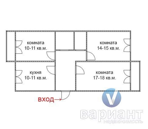 
   Продам 3-комнатную, 73 м², Моторная ул, 16/1

. Фото 3.