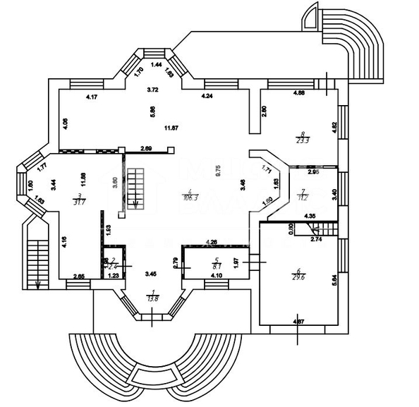 
   Продам дом, 787.2 м², Омск

. Фото 1.