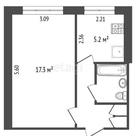 
  Продается 1-комн. квартира, 31 м², Линия 9-я ул, д. 46
. Фото 5.