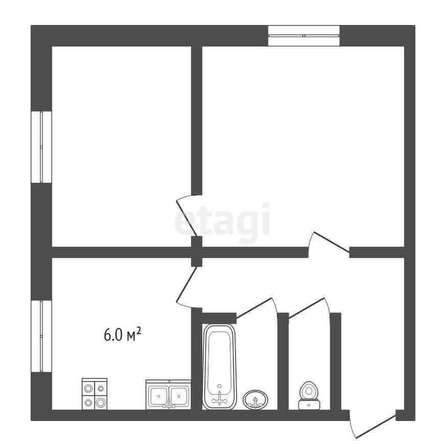 
  Продается 2-комн. квартира, 41 м², Казахстанская 2-я ул, д. 44
. Фото 5.