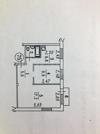 
  Продается 2-комн. квартира, 41.1 м², Крутогорская ул, д. 3
. Фото 4.