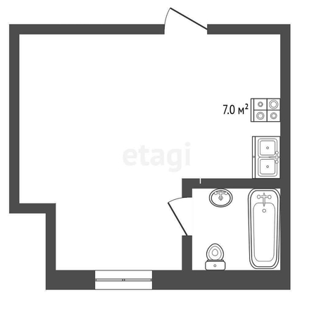 
  Продается студия, 33.7 м², Батумская ул, д. 30/1
. Фото 5.