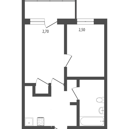 
  Продается 2-комн. квартира, 35 м², Ватутина ул, д. 33
. Фото 5.