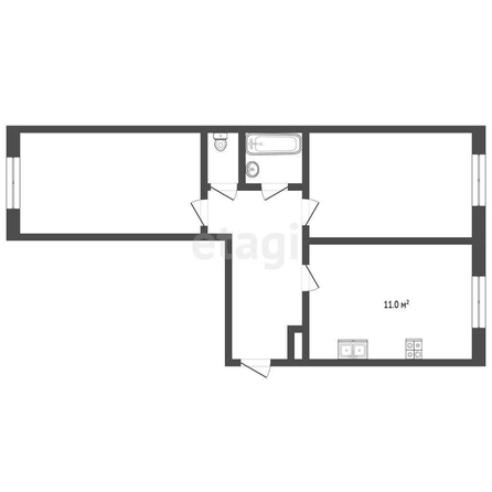 
  Продается 2-комн. квартира, 51.4 м², Харьковская ул, д. 15
. Фото 5.
