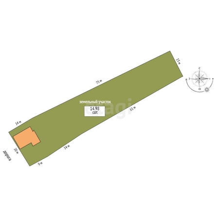 
  Продается дом, 32.3 м², Омск
. Фото 4.