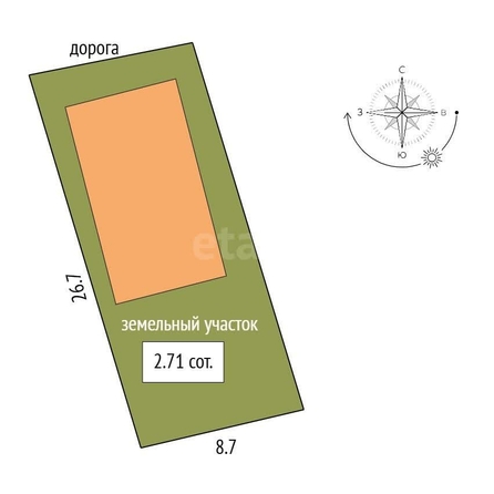 
  Продается дом, 54.2 м², Омск
. Фото 5.