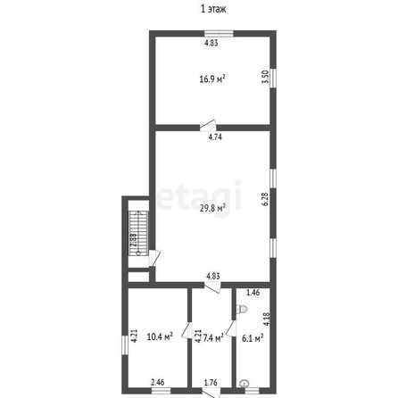 
  Продается дом, 120 м², Омск
. Фото 4.