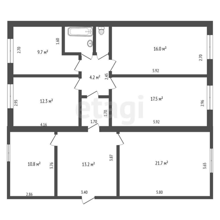 
  Продается дом, 66.6 м², поселок Магистральный
. Фото 4.