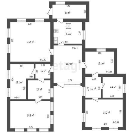 
  Продается дом, 136 м², Омск
. Фото 4.