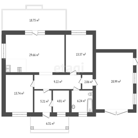 
  Продается дом, 150 м², село Усть-Заостровка
. Фото 4.