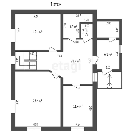 
  Продается дом, 133.9 м², Омск
. Фото 4.