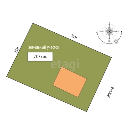 
  Продается дом, 121.7 м², деревня Зеленовка
. Фото 5.