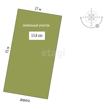 
  Продается земельный участок, 13.8 соток, село Звонарев Кут
. Фото 5.