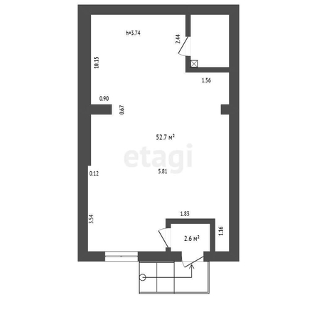 
  Сдается универсальное помещение, 59 м², Лобкова ул, д. 4
. Фото 5.