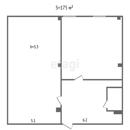 
  Сдается универсальное помещение, 175 м², Заозерная 10-я ул, д. 30
. Фото 5.