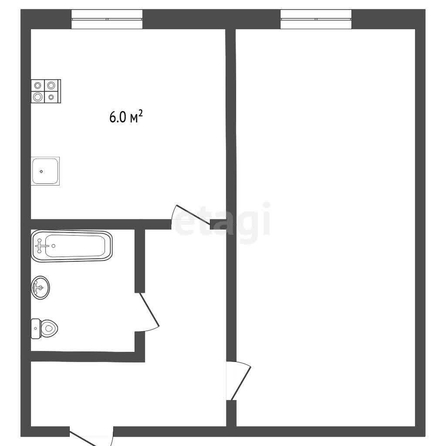 
  Продается 1-комн. квартира, 31.9 м², Серова ул, д. 5
. Фото 5.
