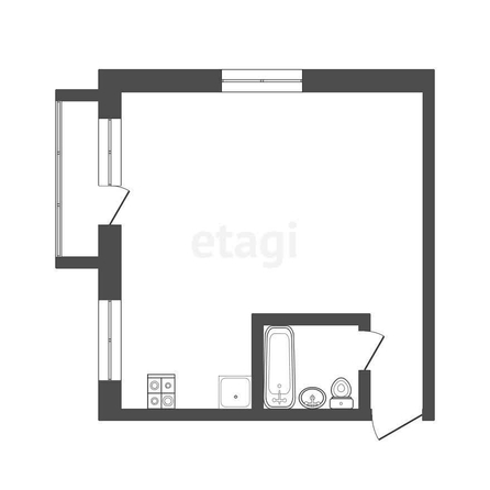 
  Продается студия, 30 м², Карла Маркса пр-кт, д. 80
. Фото 5.
