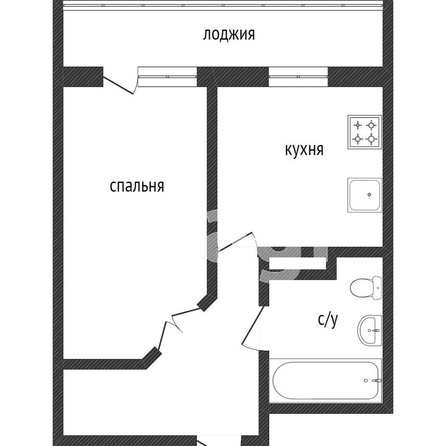 
  Продается 1-комн. квартира, 36.6 м², михаила врубеля, д. 3
. Фото 5.