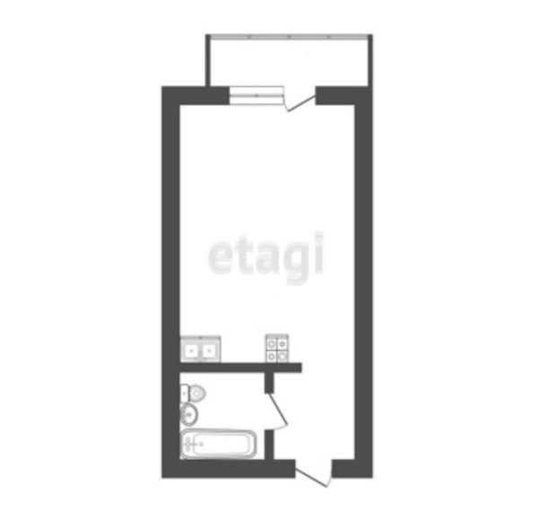 
  Продается студия, 35.5 м², ЖК Уютный дворик
. Фото 5.