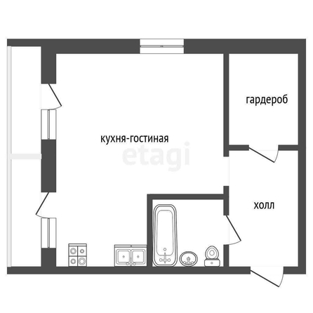 
  Продается студия, 43.5 м², ЖК Дом на Талалихина
. Фото 5.