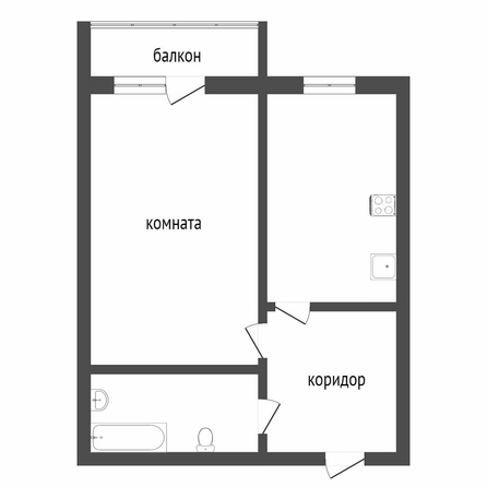 
  Продается 1-комн. квартира, 30 м², Кордная 4-я ул, д. 52
. Фото 5.