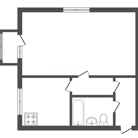 
  Продается 1-комн. квартира, 30.8 м², Химиков ул, д. 65
. Фото 5.