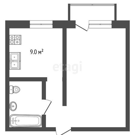 
  Продается 1-комн. квартира, 35 м², Завертяева ул, д. 9к6
. Фото 5.