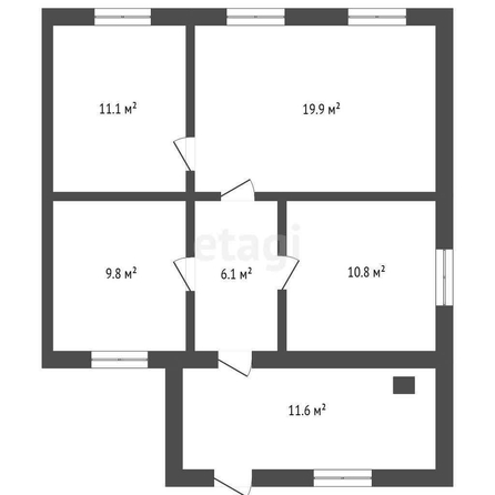 
  Продается дом, 69.3 м², поселок Иртышский
. Фото 5.