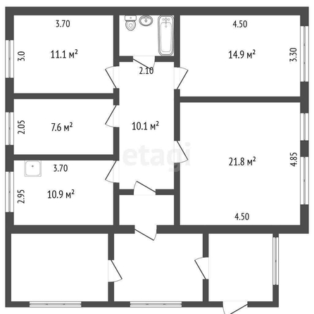 
  Продается дом, 83 м², село Любомировка
. Фото 5.