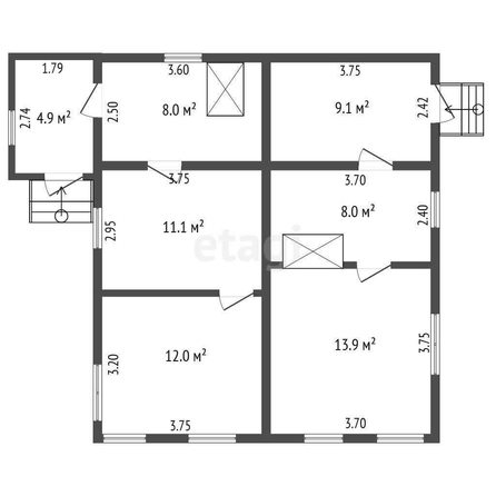 
  Продается дом, 56 м², Омск
. Фото 5.
