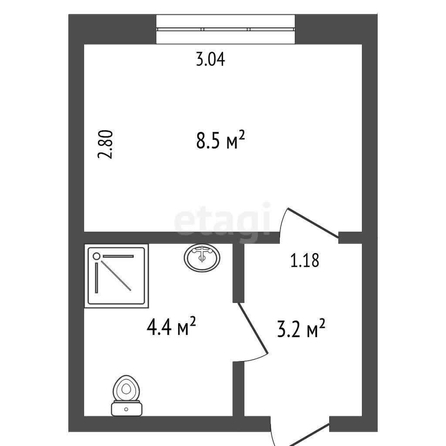 
  Сдается офис, 16.1 м², 10 лет Октября ул, д. 203В
. Фото 5.
