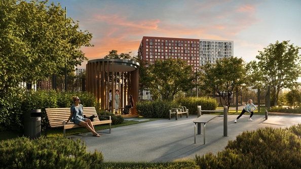 
  Продается 1-комн. квартира, 38.2 м², ЖК Снегири
. Фото 17.