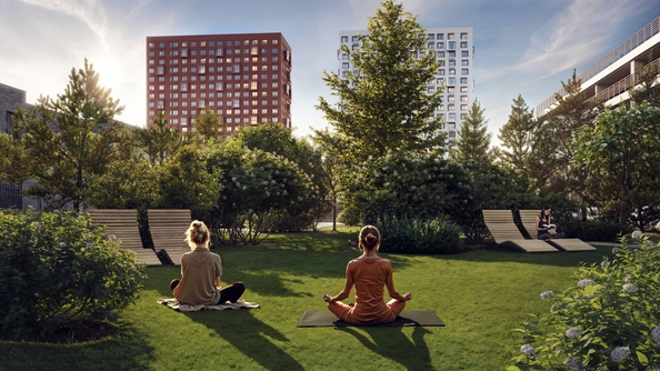 
  Продается 1-комн. квартира, 33.3 м², ЖК Снегири
. Фото 18.