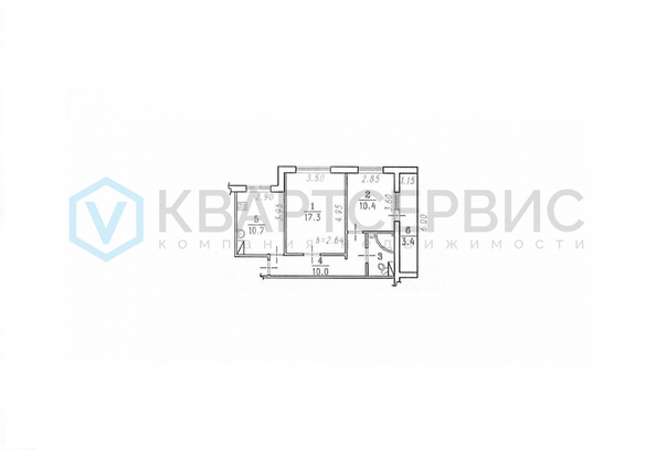 
  Продается 2-комн. квартира 52.1 м². Фото 23.