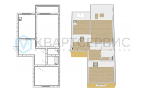 
  Продается 2-комн. квартира 49.8 м². Фото 18.