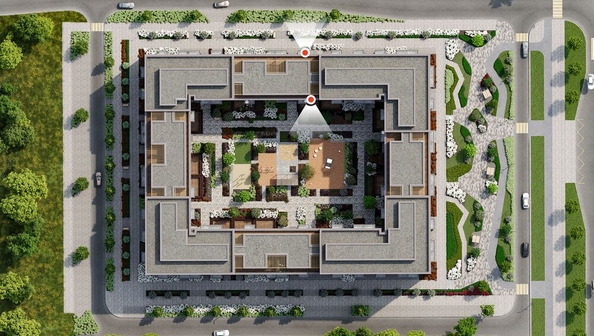 
  Продается 2-комн. квартира 67.68 м², в ЖК Кварталы Драверта, дом 3. Фото 2.