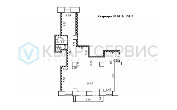 
  Продается 2-комн. квартира 132.5 м². Фото 25.