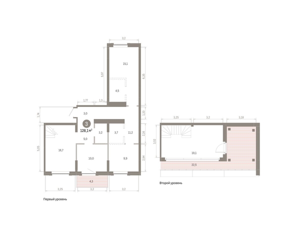 
  Продается 3-комн. квартира 128.11 м², в ЖК Кварталы Драверта, дом 3. Фото 1.